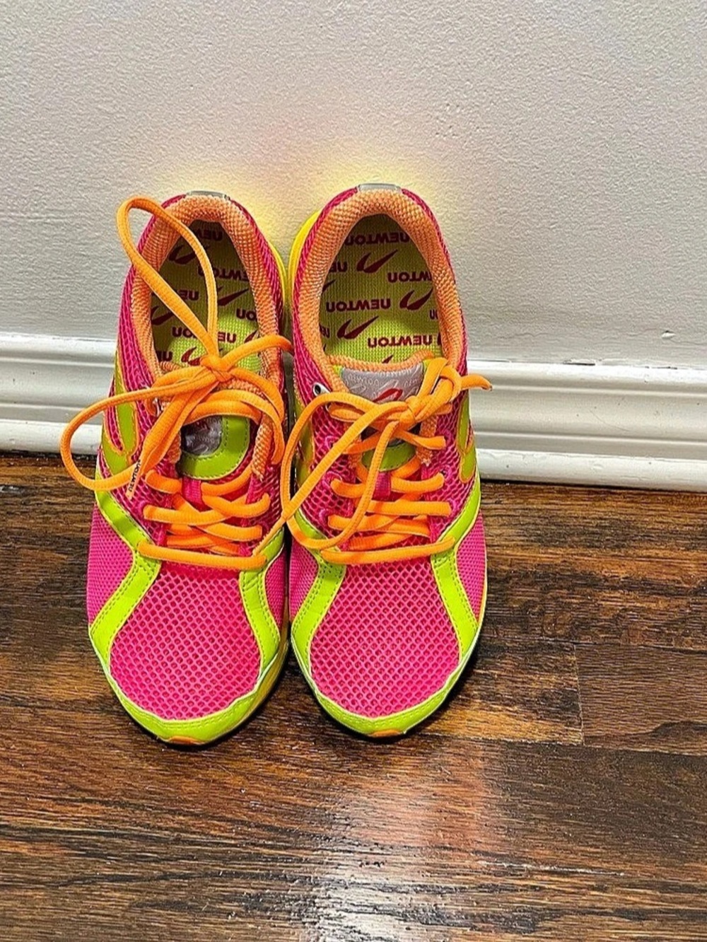 Newton Women's Pink & Green Athletic Shoes